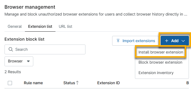 Getting Started with NinjaOne Browser Management Application